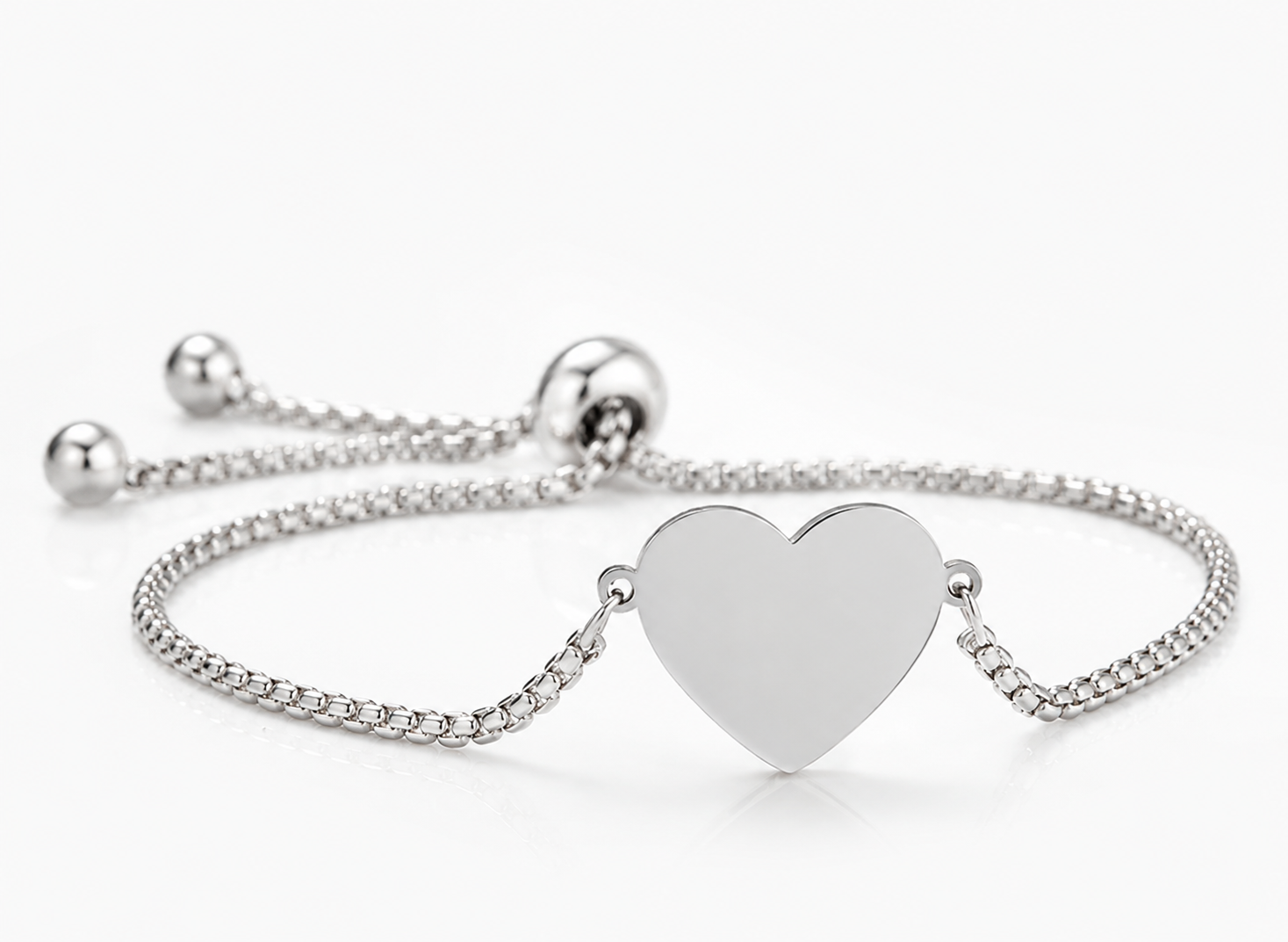 Herz-Armband Silber